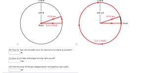 Mar 24, 2020 · the equivalent of 100 yards, which is the length of a football field from goal line to goal line, is about 300 feet. Lee Is Running Around The Perimeter Of A Circular Chegg Com