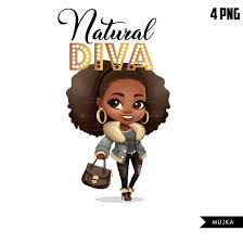 Diva png, black girl png, cute black ...