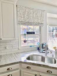Kitchen Update Updated Kitchen Roman Shades Kitchen Kitchen Facelift