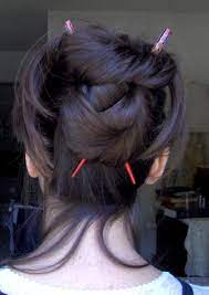 Pin By Sabrina Cumpian On Hair And Outfits Inspo Messy Hairstyles Chopstick Hair Hairstyle