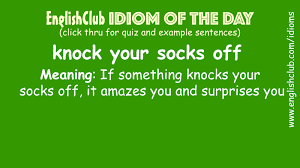 Knock your socks off service doesn't just happen. Pin By Kevin Siew On Improving Your English English Vocabulary Words English Words Vocabulary Words