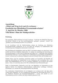 Im grünen neulandpark leverkusen im schatten des chemparks relaxen: Ausstellung A Zmittel Und Wege In Nach Leverkusen Ogv