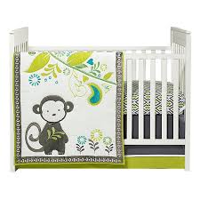 You are going to need to get the cocalo monkey mani collection. Jonathan Adler Safari Monkey Crib Bedding Collection Bed Bath And Beyond Canada