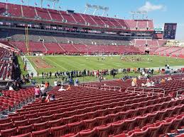 raymond james stadium section 131 tampa bay buccaneers