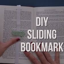 Diy Sliding Bookmark Never Lose Your Place Again Diy Bookmarks Book Markers Book Crafts