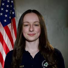 Today, we're proud to recognize Dispatcher Emma Carriker. Dispatcher  Carriker has been a dispatcher with the West Caldwell Police Department  since January 2023. Prior to dispatching, Dispatcher Carriker graduated  from James Caldwell