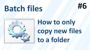 Then select 'actions > copy file / folder > create/modify file or folder copy'. How To Only Copy New Files To A Folder Using A Batch File Syncing Batch Files 6 Youtube