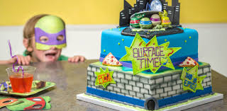Order A Cake From A Local Bakery Ninja Turtle Birthday Cake City Cake Turtle Cake