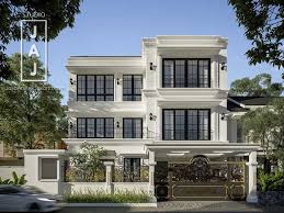 Rumah bergaya ini mengedepankan gaya klasik namun. Desain Rumah 3 Lantai Bergaya Modern Klasik Dengan Ruangan Luas Dan Terorganisir Jasa Arsitek Jakarta