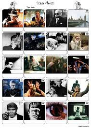 Movie posters are an art, and horror movies have had their fair share of artistic triumphs. Scary Movies Printable Halloween Picture Quiz