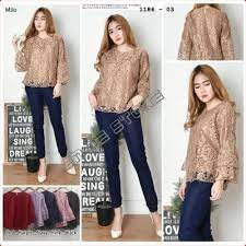 See more of blouse wanita on facebook. Jual Blouse Atasan Wanita Broket Model Baju Kekinian Fashion Wanita Jakarta Barat Alfi Khair Mart Tokopedia