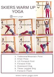 Skiers Warm Up Yoga Sequence Warm Up Yoga Yoga Sequences Yoga