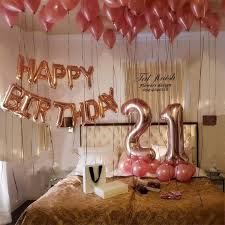 Balloon Decoration Birthday Room Decoration Ideas Simple Rose Gold 21st Birthday Balloon Decor For Girls 21st Etsy 21st Birthday Balloons 21st Birthday Girl 21st Birthday Decorations