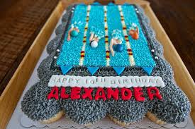 Swimming Pool Cupcake Cake Cupcakes Frenzy