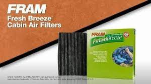The best cabin air filters can also help filter out offensive odors, so the air is not only fresher and safer to breathe but smells better, too. Fram Fresh Breeze Cabin Air Filters How To Install Fram