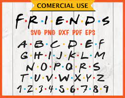Maybe you would like to learn more about one of these? Friends Svg Font Ttf Friends Tv Show Inspired Logo Font Script With Dots Alphabet Numbers Characters Instan Friends Font Disney Font Free Free Fonts For Cricut
