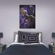 Boys Bedroom Ideas Marvels Black Panther Movie Mural Spice Up Your Superhero Room With This Fabulous Black Panther Boys Bedrooms Boy S Bedroom Superhero Room