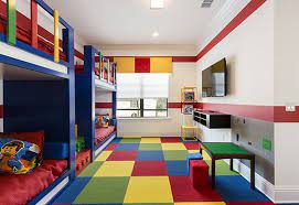 When decorating for a party, just think of bold primary colors, black, and white. 10 Best Kids Bedroom With Lego Themes Home Design And Interior Unique Kids Bedrooms Cool Kids Rooms Cool Kids Bedrooms