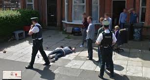 What A Classic Way To Pass Out After A Few Too Many Stouts Google Street View Maps Street View Google Maps