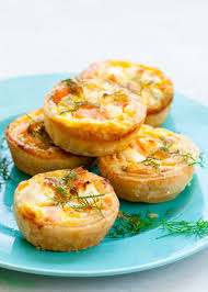 Mini Salmon Quiches Recipe Simplyrecipes Com Recipe Salmon Quiche Quiche Recipes Recipes