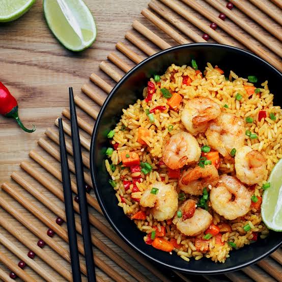 Street Fried Rice (Prawns)