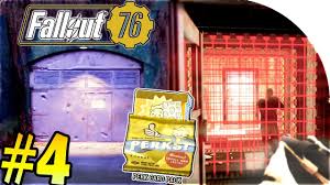 Biometric Scanner Fallout 4 Id Secret Whitespring Vault Bunker Robot Settlement Perk Card Pack Fallout 76 Gameplay Part 4 Youtube