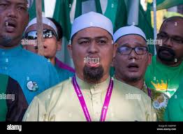 Mohamed Sukri Omar from Malaysian Islamic Party (PAS) seen at the  nomination day. Malaysia has held a nomination day for the 14th general  election