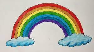 Search images from huge database containing over 1,250,000 drawings. Rainbow Colouring Drawing For Kids Very Easy Colourful Rainbow Step By Step Youtube