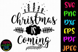Download Christmas Is Coming Graphic By Happy Printables Club Creative Fabrica PSD Mockup Templates