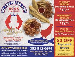 Hook Fish And Chicken Restaurant Fish And Chicken Restaurant Deals Seafood Platter