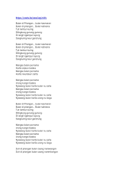 Lihat juga lirik lagu rock melayu populer lainnya : Lirik Lagu Bulan Di Priangan