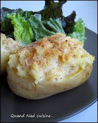 Pommes De Terre Farcies Aux Lardons Et Au Chevre Quand Nad Cuisine Recettes De Cuisine Pommes De Terre Farcies Cuisine
