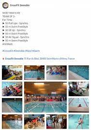 crossfit grenoble crossfitgrenoble wod swim crossfit preparation physique sportif