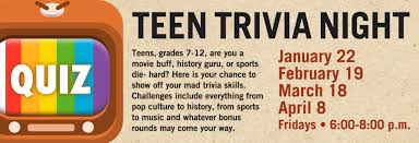 Oct 25, 2021 · pop culture trivia is the best kind of trivia there is. Teen Trivia Night Yorba Linda Public Library
