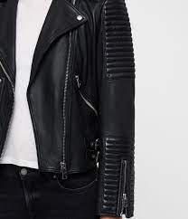 Womens Estella Leather Biker Jacket Black Black Leather Bomber Jacket Leather Bomber Jacket Celebrities Leather Jacket