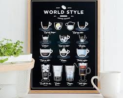 38 Maneras De Hacer Un Cafe Perfecto 3a Edicion Impresion Etsy Coffee Poster Coffee Gifts Coffee Print