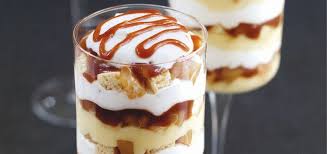 Pear Caramel And Almonds Crunch Verrines Ricardo Recipe Almond Crunch Sweet Recipes Desserts