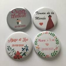 Pochette souple en lin léger inscription super témoin personnalisée. Cadeau Mariage Personnalise Badge 56mm Merci Cadeaux Goodies Invites Evjf Temoin Demoiselle D Honneur Un Grand Marche
