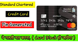 Earn 10 miles for every 100 spent on airlines. Standard Chartered Bank Credit Card Pin Generation Online India Youtube