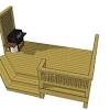 Give your uncovered porch some dimension by adding a pergola. 1