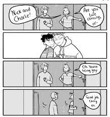 The comic is called “Heartstopper”. It's on webtoon and it's very good. :  r/lgbtmemes