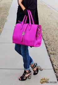 Fuchsia Tote Tribal Heels Dd S Discounts Dots Beautybrawler Tribal Heels Heels Handbag Heaven
