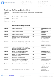 When considering how to make your quotation format in doc, you might want to use certain tips to help you. Electrical Safety Audit Checklist Free And Customisable Template