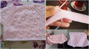 Kelebek Orgu Modeli Ile Anlatimli Bebek Yelegi Yapilisi Baby Knitting Patterns Erkek Bebek Hirka Orgu