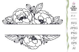 Download Free Svgs Download Peony And Hydrangea Flowers Cricut Svg Cut File Floral Svg Free Design Resources