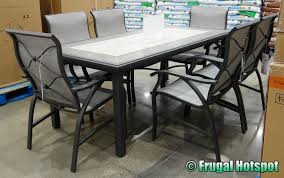 Usually ships within 6 to 10 days. Sunvilla Santa Fe Outdoor Dining Set Costco Frugal Hotspot