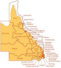Note, map buttons to change the scale, that allows you to see the objects you: 2004 Queensland Election Electoral Maps Abc Online