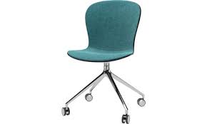 Home Office Chairs Adelaide Chair With Swivel Function And Wheels Blue Fabric In 2020 Office Chair Design Office Chair Chair