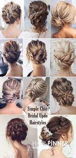 Frisuren Hochzeit Simple And Chic Bridal Up Long Hair Styles Hair Styles Bride Hairstyles