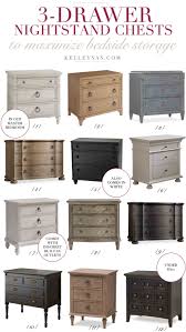 3 drawers bedside table wooden nightstand storage cabinet white. 4 Steps To An Organized Nightstand Before After Kelley Nan